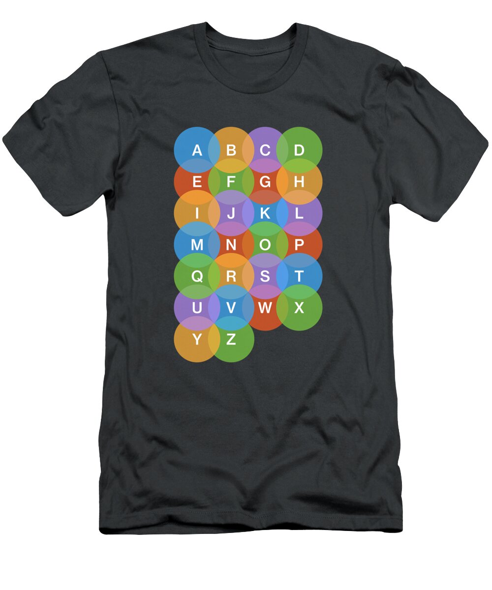 Alphabet Circles Erin Gallego T-Shirt
