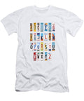 Alphabet License Plates Vertical Delphimages Photo Creations T-Shirt