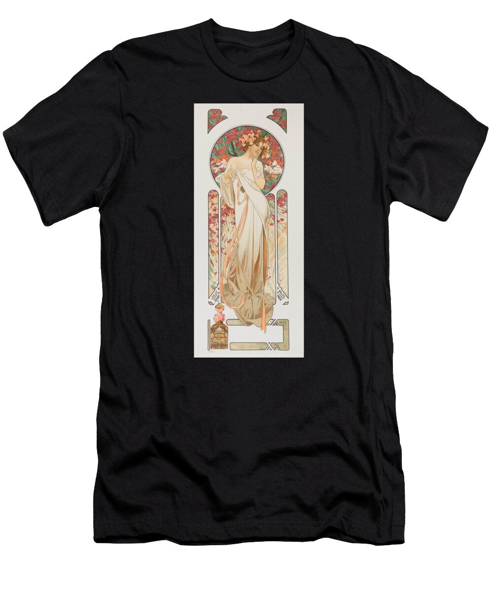 Alphonse Mucha Photography Romantic Art T-Shirt