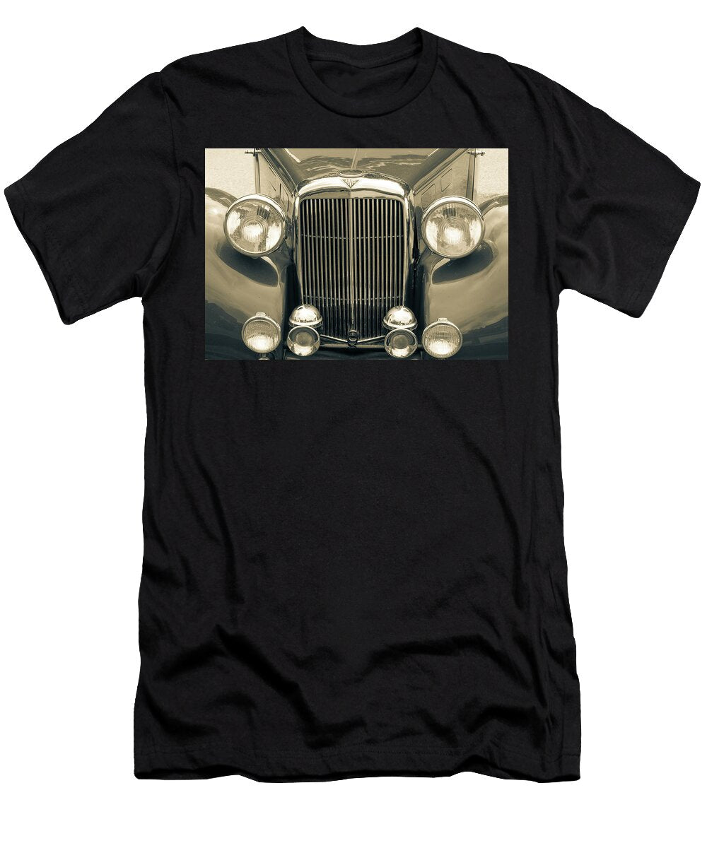 Alvis Vintage Sportscar Grille and Headligts Chris Warham T-Shirt