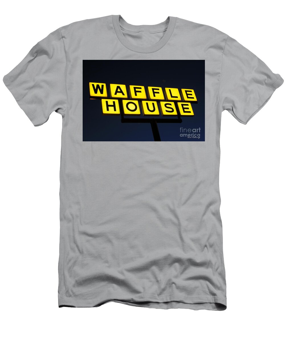 Always Open Waffle House Classic Signage Art Reid Callaway T-Shirt
