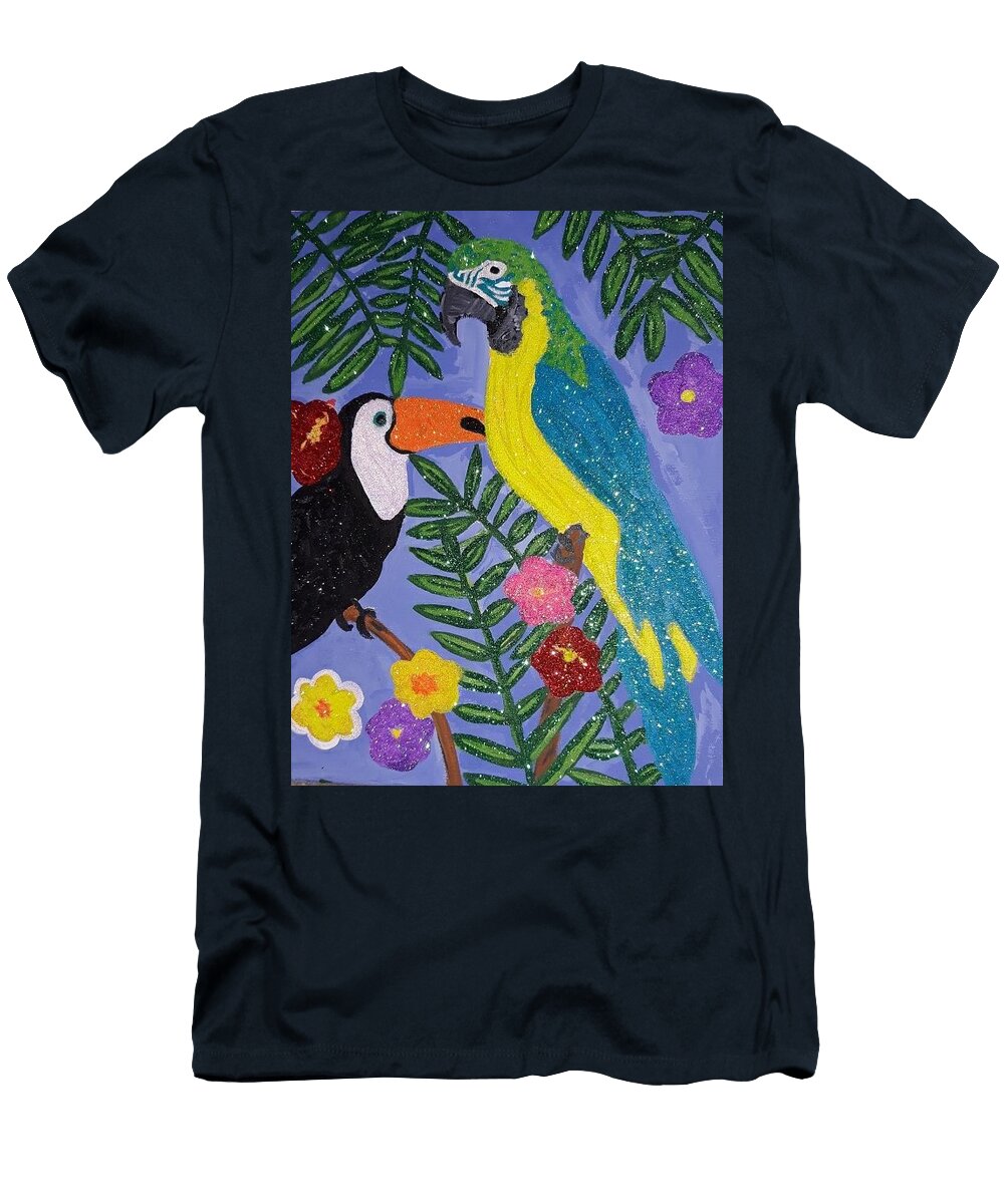 Amazon Rainforest Birds Kristi Argyle T-Shirt