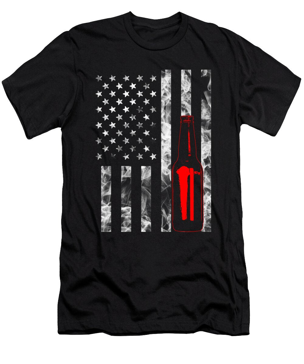 American Beer Bottle Jacob Zelazny T-Shirt