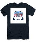 American Eagle Clutching Towing J Hook Shield Retro Aloysius Patrimonio T-Shirt