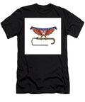 American Eagle Clutching Towing J Hook USA Flag Retro Aloysius Patrimonio T-Shirt