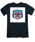 American Eagle Mechanic USA Flag Crest Aloysius Patrimonio T-Shirt