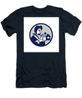 American Patriot Holding House Circle Retro Aloysius Patrimonio T-Shirt
