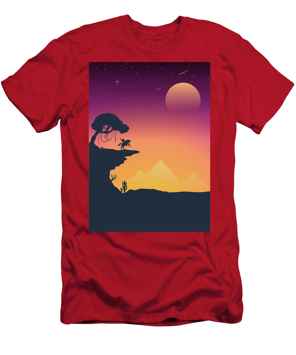American Synthwave Discraft Company T-Shirt