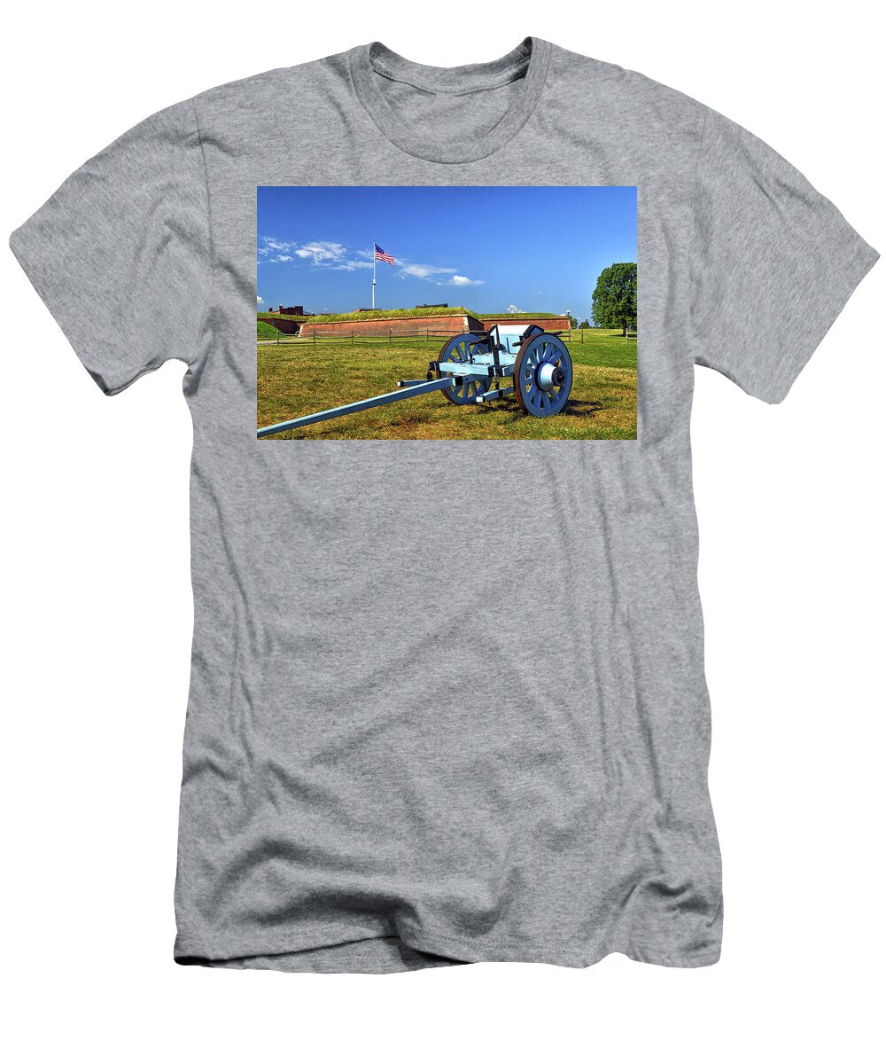 Ammunition Caisson At Fort Mchenry National Monument and Historic Shrine Bill Swartwout T-Shirt