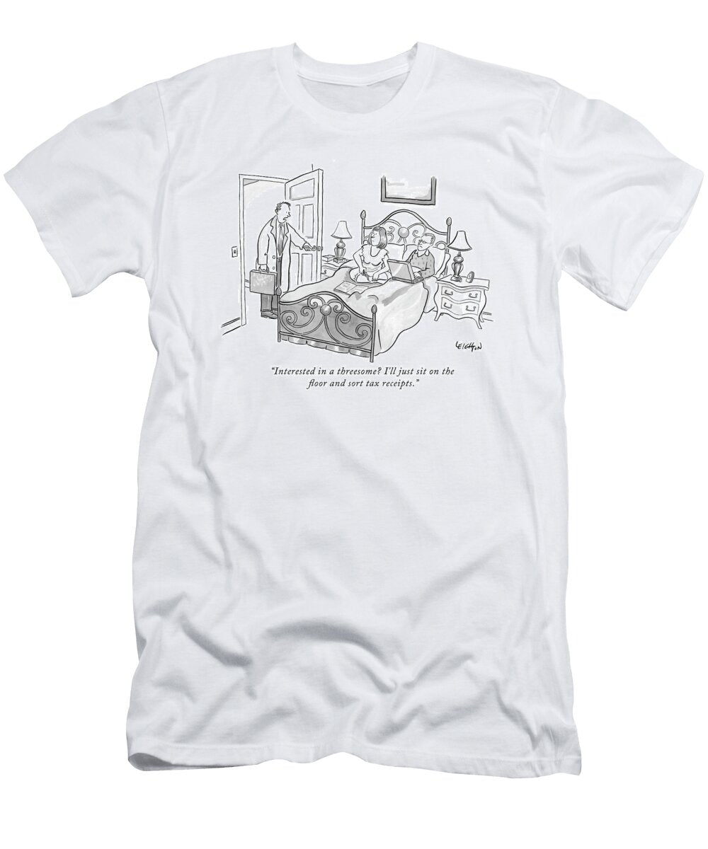 An Accountant Enters the Bedroom of a Couple Who Robert Leighton T-Shirt