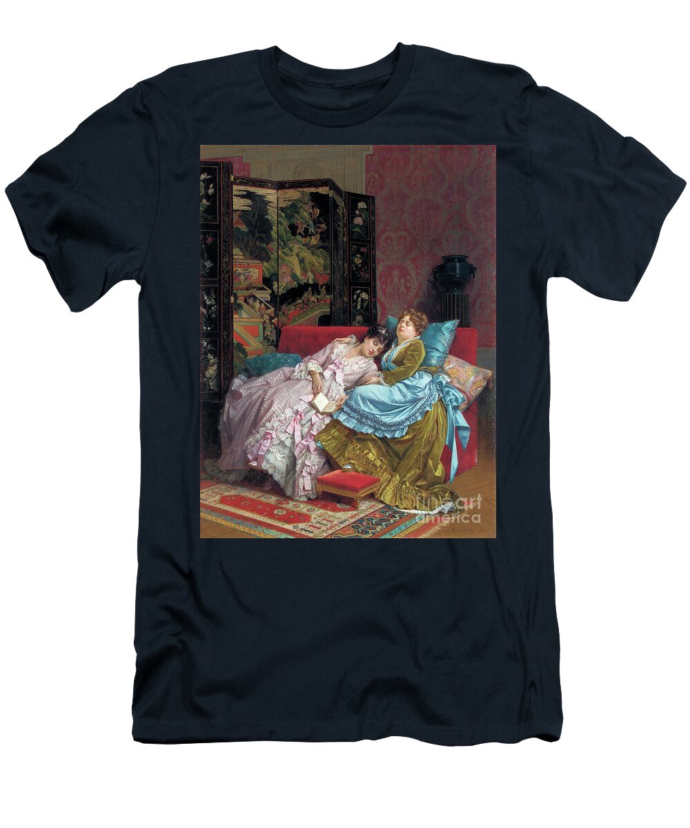 An Afternoon Idyll 1874 Auguste Toulmouche T-Shirt