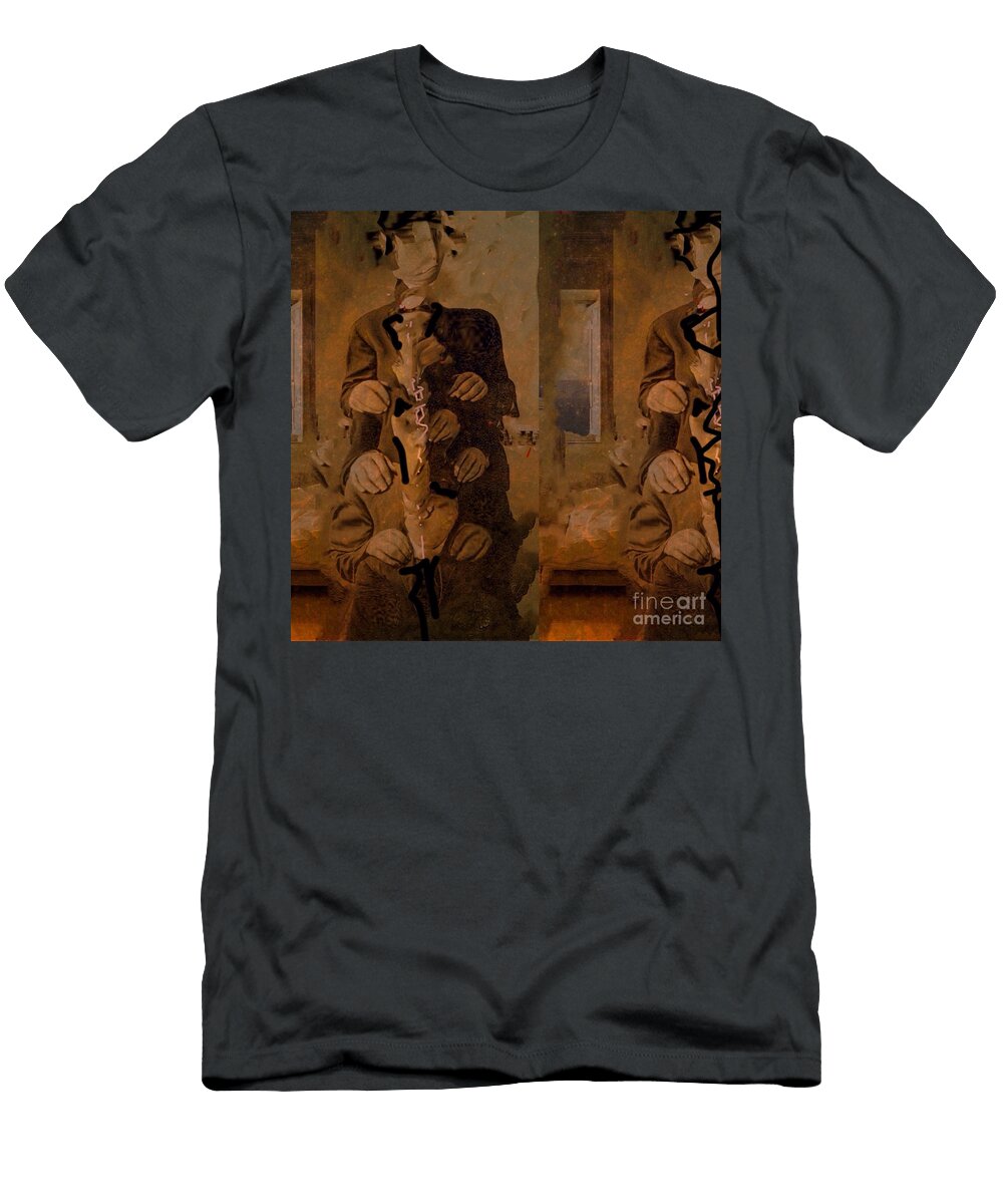 An Awkward Man with Multiple Hands Josh Fisher T-Shirt