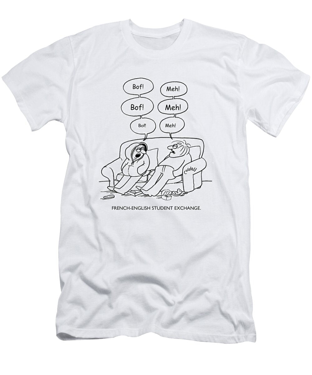 An English and French Student Converse Tim Cordell No Index T-Shirt