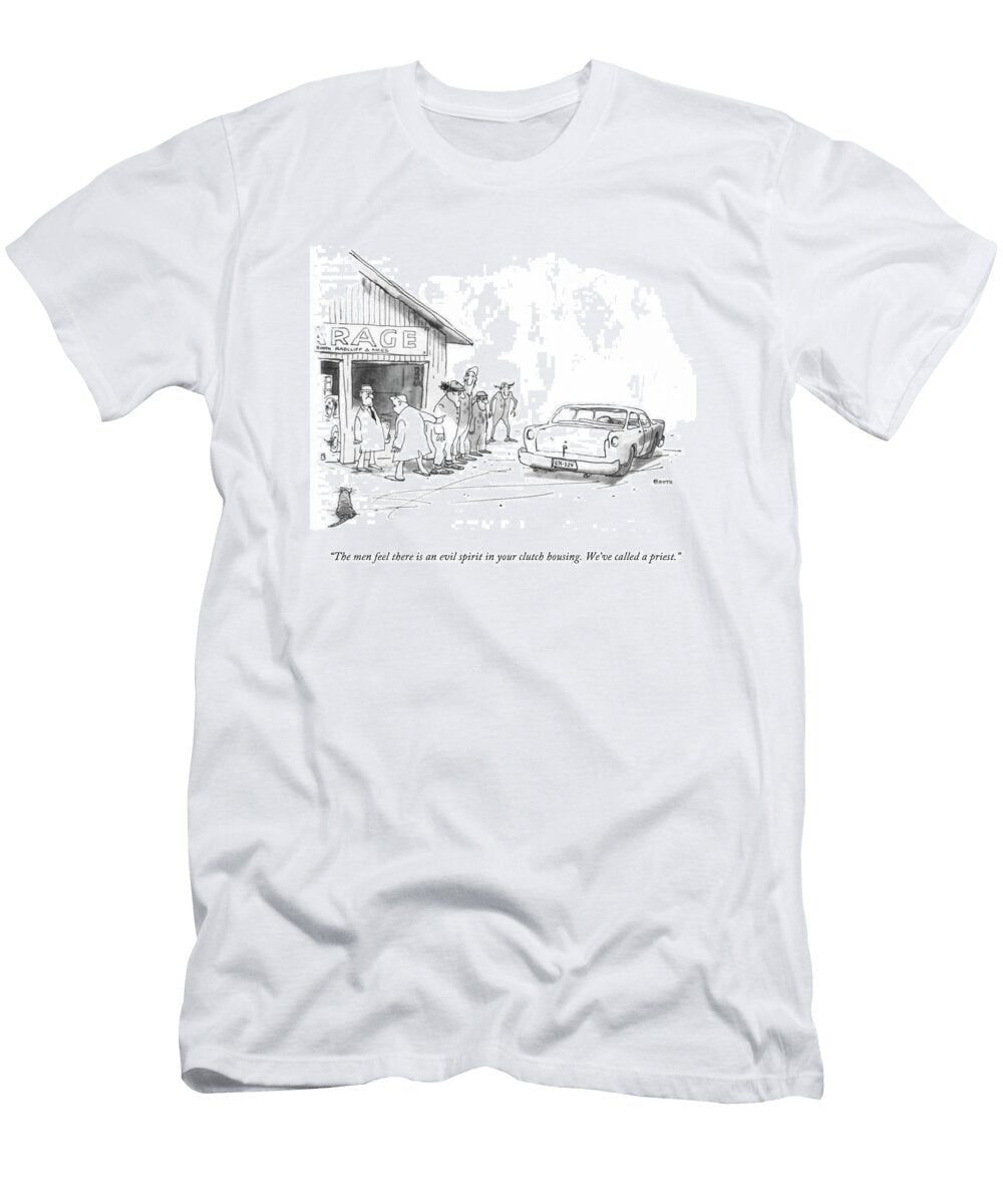 An Evil Spirit in Your Clutch Housing George Booth T-Shirt