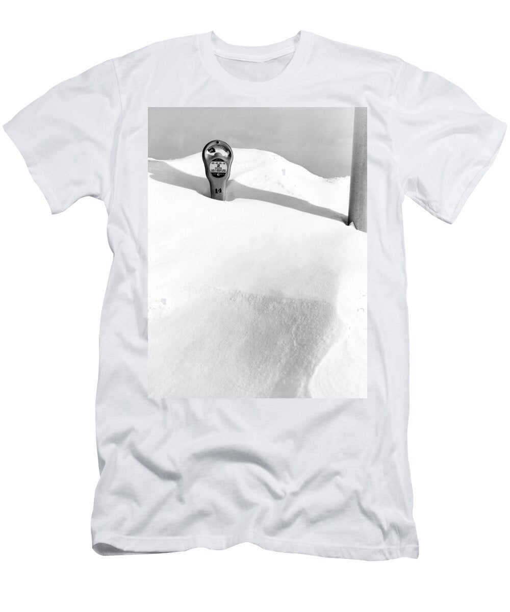 An Expired Parking Meter in the Snow Underwood Archives T-Shirt