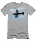 An F 4 Corsair Soars Through the Sky Kenny Bosak T-Shirt