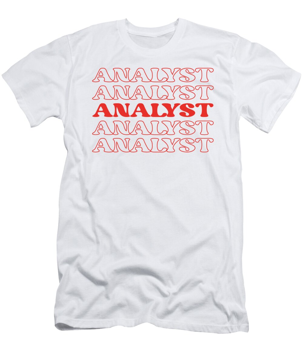 Analyst Accountant Data Scientist Spreadsheet Accounting Jensen Cena T-Shirt