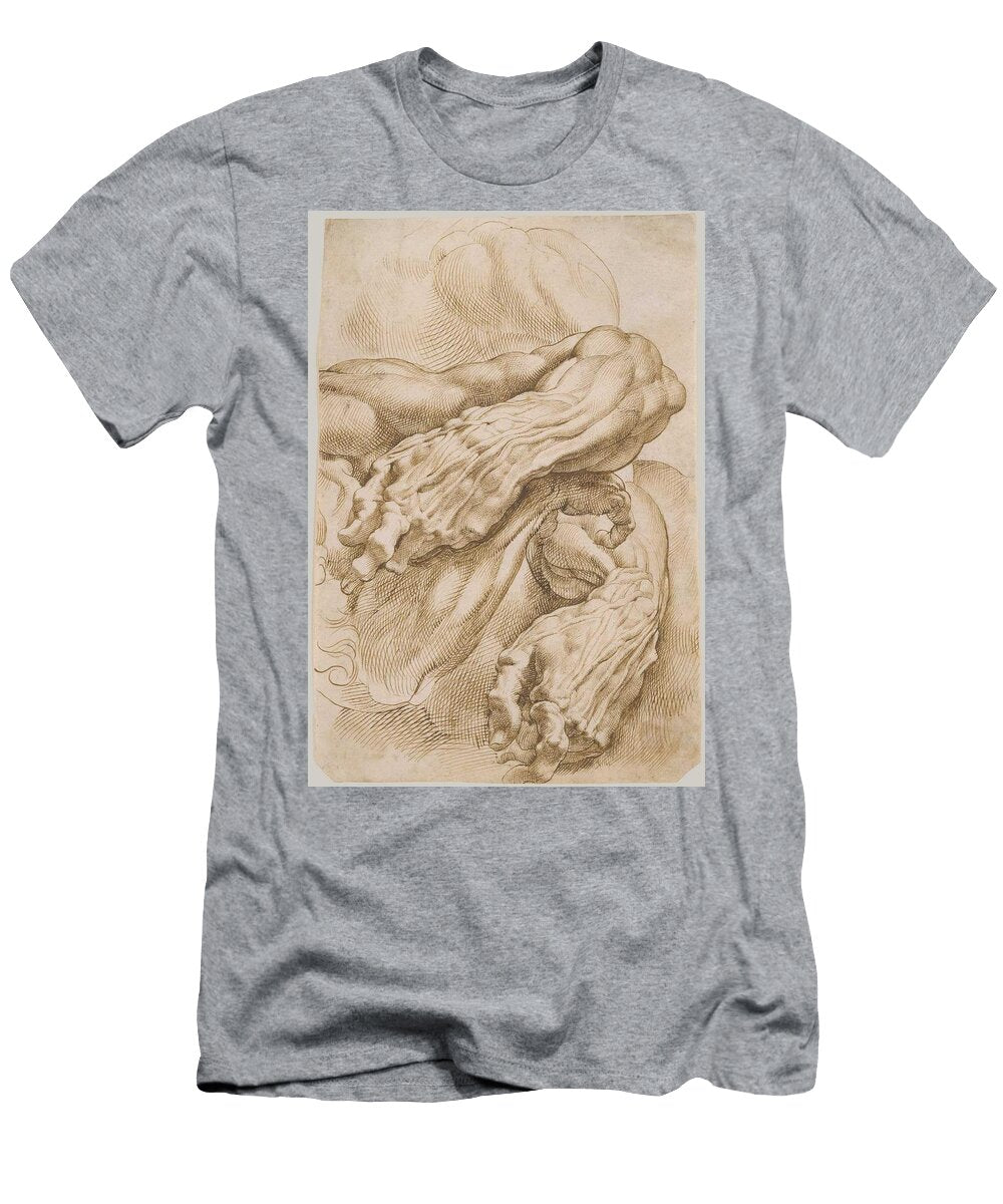 Anatomical Studies a Left Forearm in Two Positions and a Right Forearm Peter Paul Rubens Celestial Images T-Shirt
