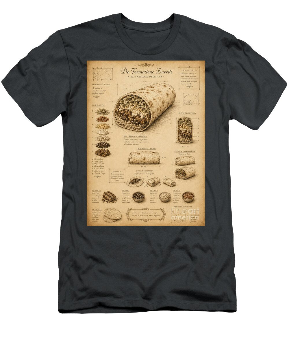 Anatomy of a Burrito Lauren Blessinger T-Shirt