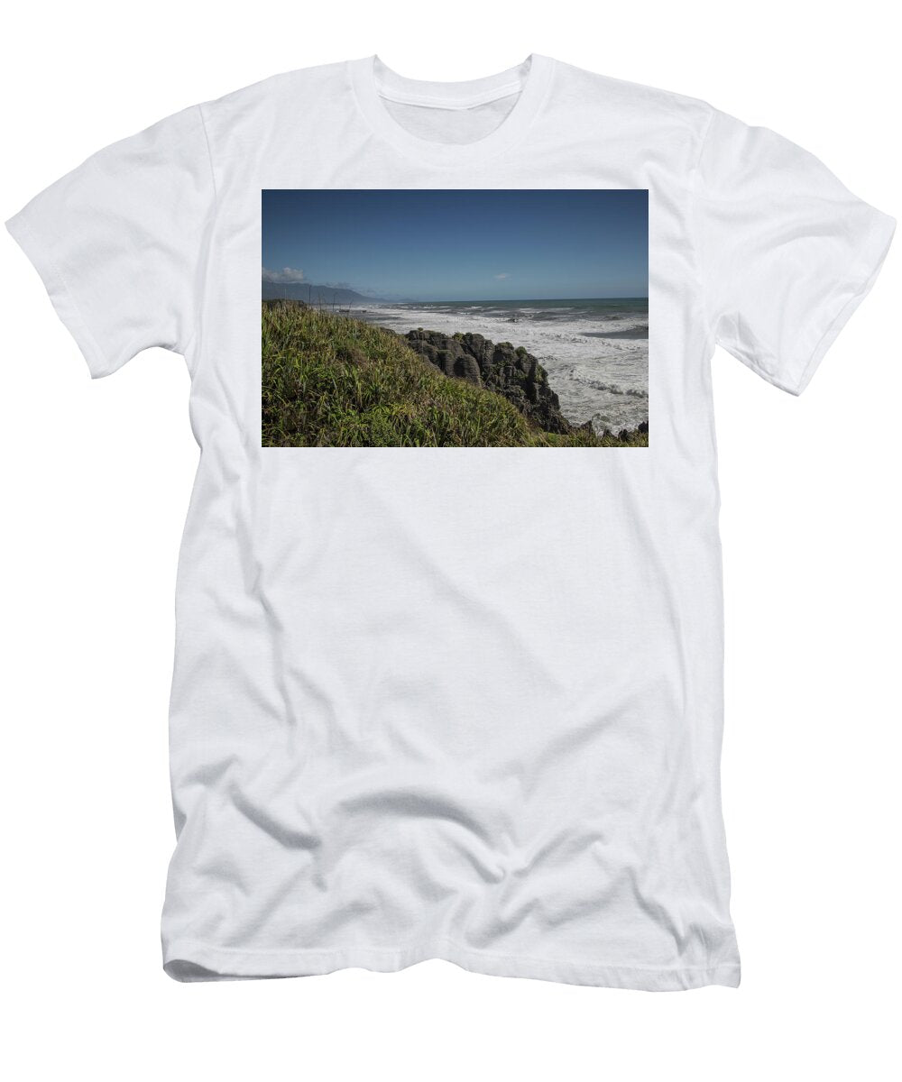 Ancient Oddities Pancake Rocks New Zealand Spencer Bush T-Shirt