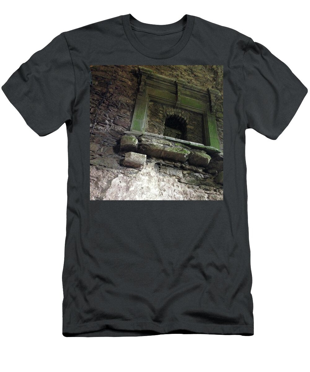 Ancient Stone Window with Moss LA Veta Kirby T-Shirt