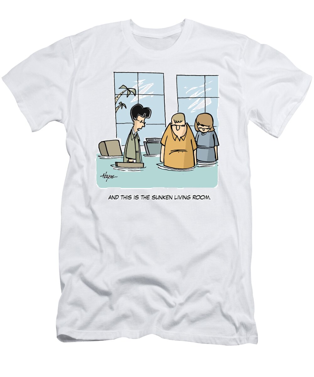 And This Is the Sunken Living Room Ralph Hagen T-Shirt