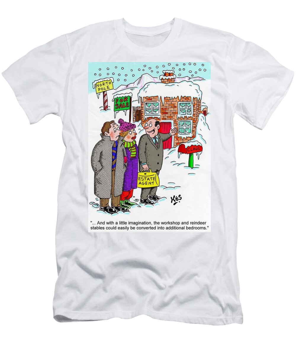 And with a Little Imagination the Workshop and Reindeer Kes T-Shirt