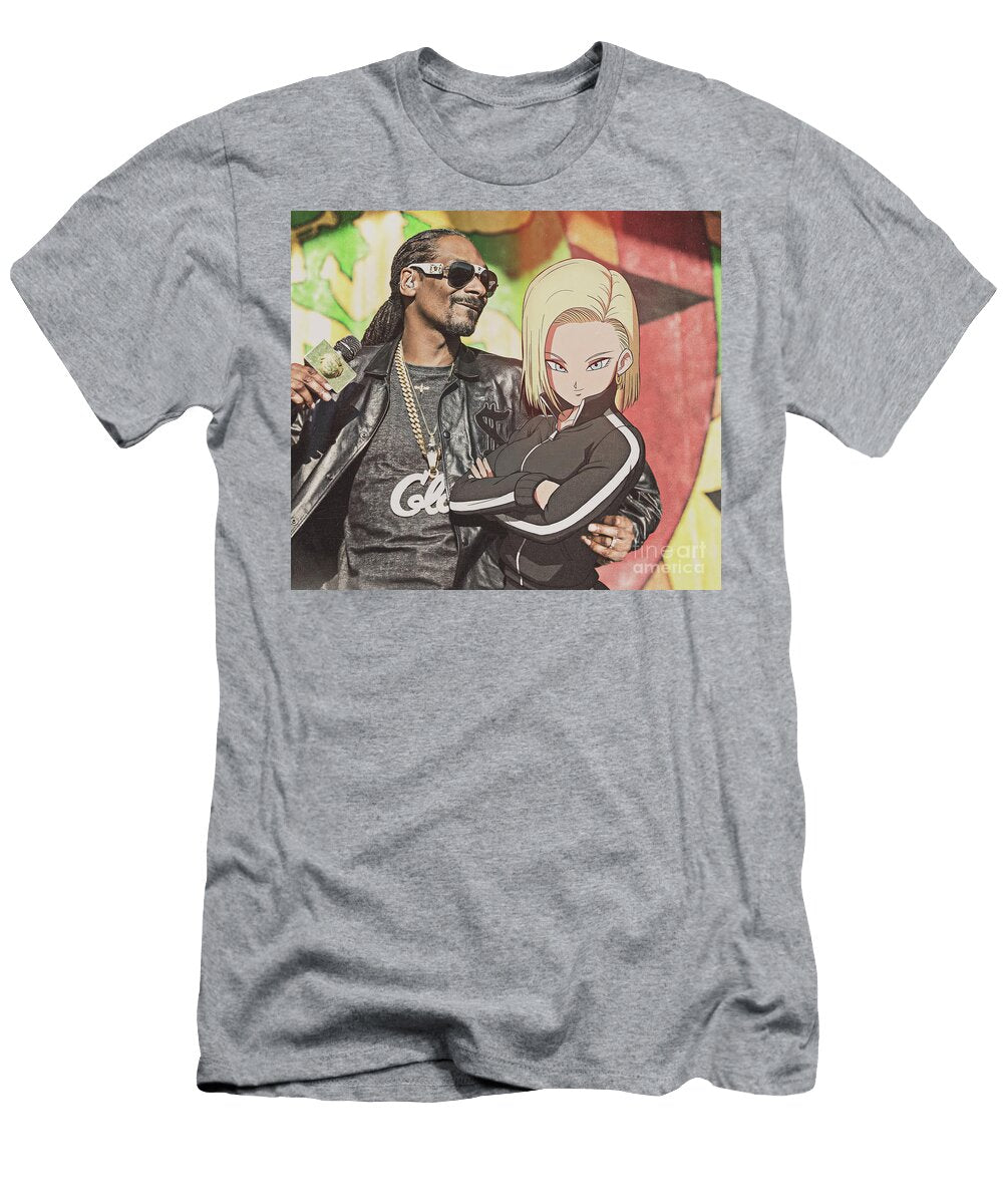 Android 18 Feat Dogs Finlay Boyle T-Shirt