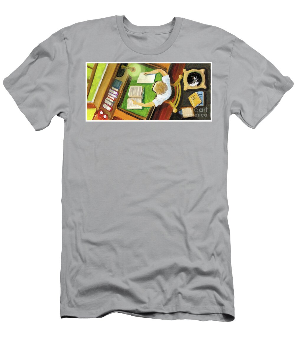 Andy Studying Donna Hall T-Shirt
