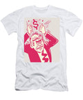 Angry Man Pulling His Hair Out Csa Images T-Shirt
