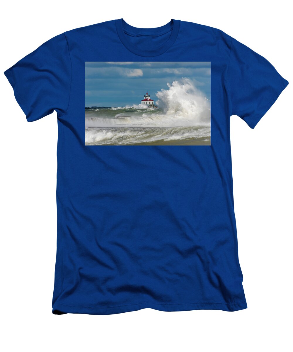 Angry Waves Rise Up Wayne Kirby T-Shirt