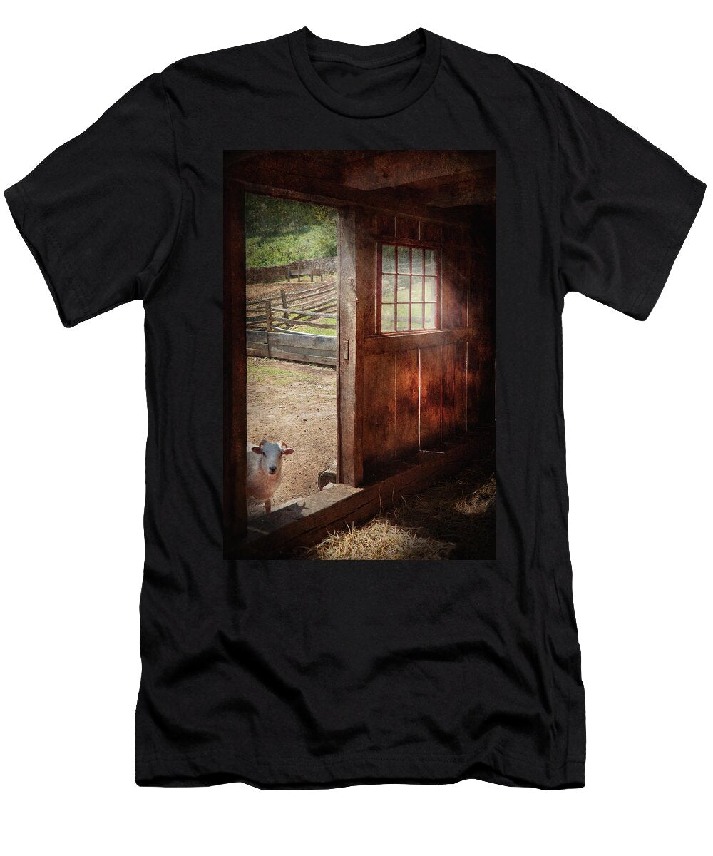Animal Lamb Hello Anybody Home Mike Savad T-Shirt