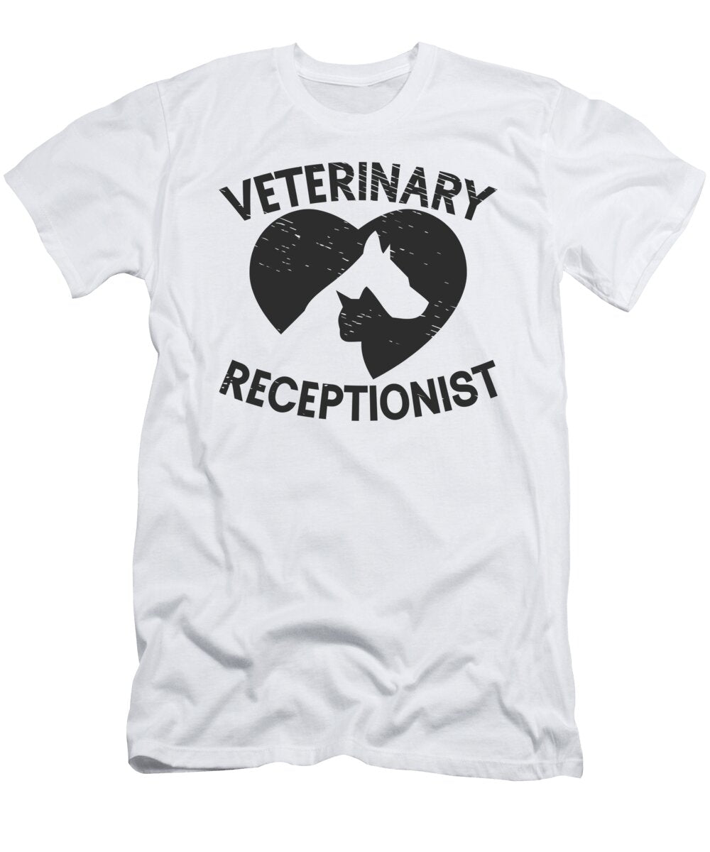 Animal Vet Tech Assistant Veterinary Receptionist Toms Store T-Shirt