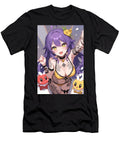 Anime Character with Floral Tattoos Tricky Woo T-Shirt