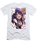 Anime Girl Surrounded By Happy Bunnies Tricky Woo T-Shirt