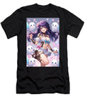 Anime Girl with Cute Floating Creatures Tricky Woo T-Shirt