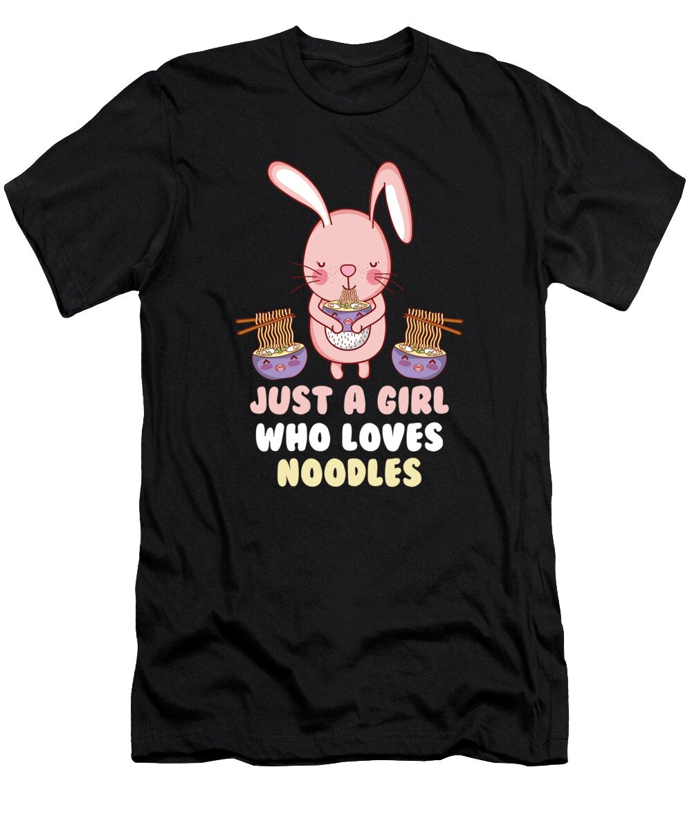 Anime Kawaai Girl Japanese Ramen Noodles Big Dreams T-Shirt