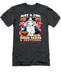 Anime Ramen and Sketching Just a Girl Who Loves Anime Ramen Ronnin Ayleig T-Shirt