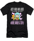 Anime Just a Girl Who Loves Anime Ramen and Cats Japanese Noodles Cat Lover Owner Parent Gift Asian Food Sifou Store T-Shirt