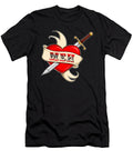Anti Valentines Day Meh Tattoo Style Heart with Sword Dhbubble T-Shirt
