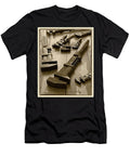 Antique Adjustable Wrenches with Boarder David Smith T-Shirt