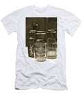 Antique Bromo Seltzer Bottles in Black and White Paul Ward T-Shirt