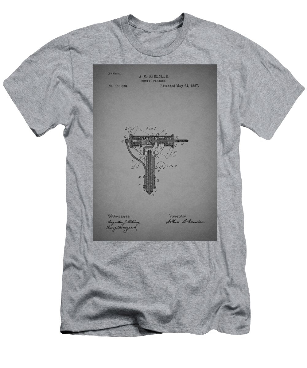 Antique Dental Plugger Patent 1887 Mountain Dreams T-Shirt