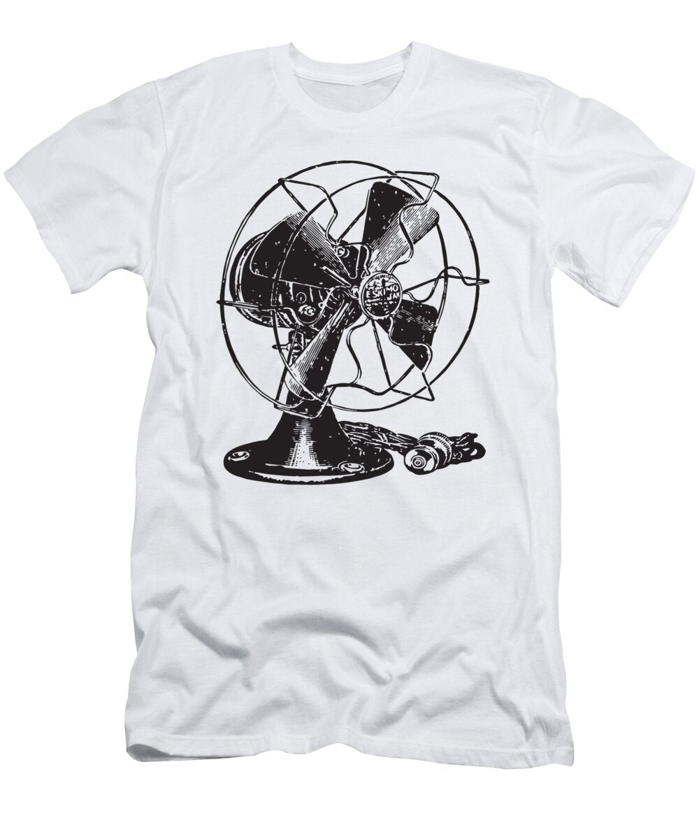 Antique Fan Vintage Eskimo Electric Fan Rare Item Collector Brother Patrick Down T-Shirt