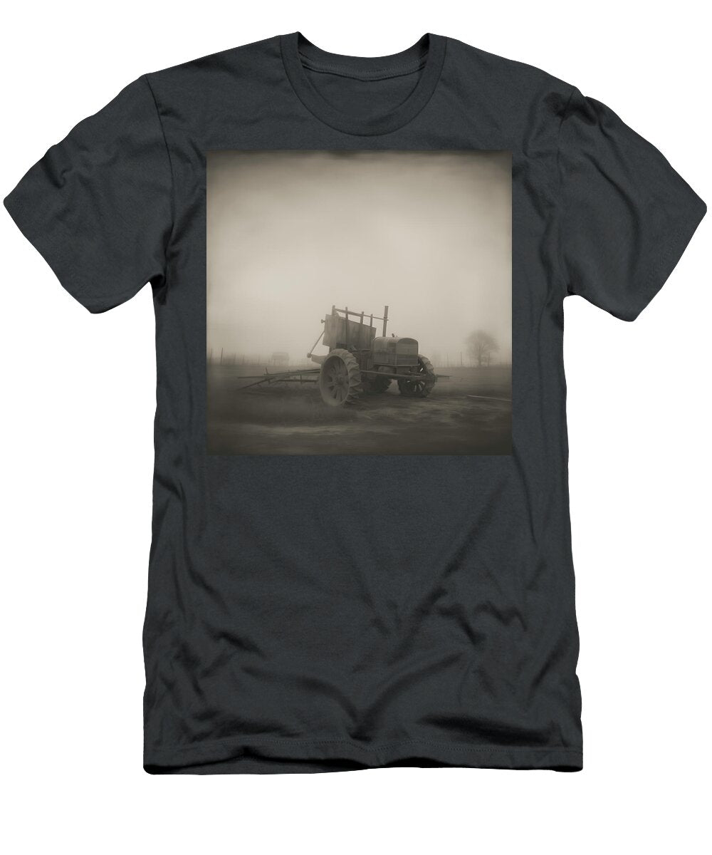 Antique Farm Equipment in Field Yo Pedro T-Shirt