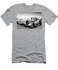 Antique Ford Trucks 1930s and 1950s in Junkyard Field Black and White Dmr Filho T-Shirt