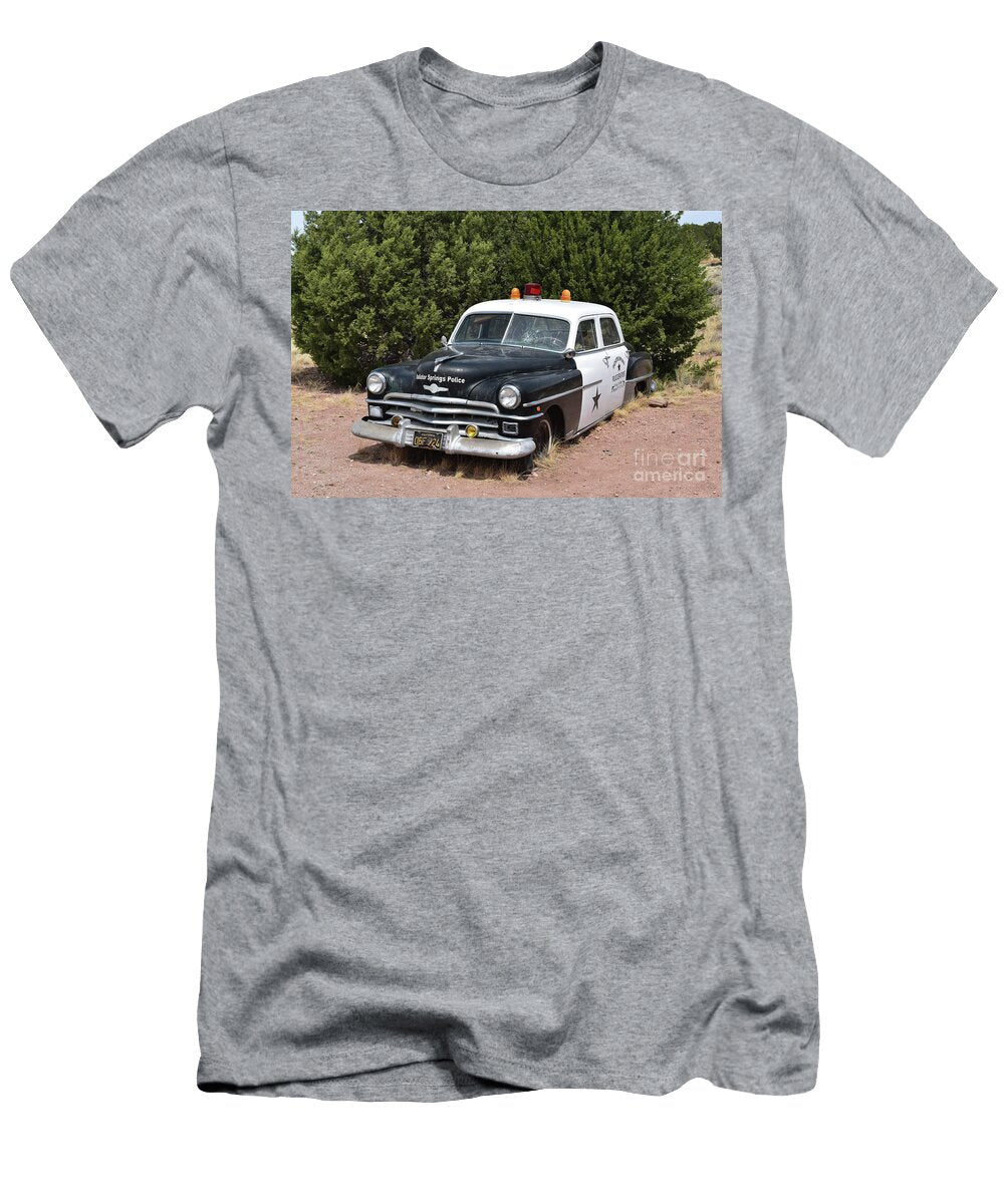 Antique Radiator Springs Police Car in Arizona Dejavu Designs T-Shirt