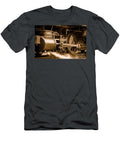 Antique Steam Locomotive Engine Drive Wheels American West Legend T-Shirt
