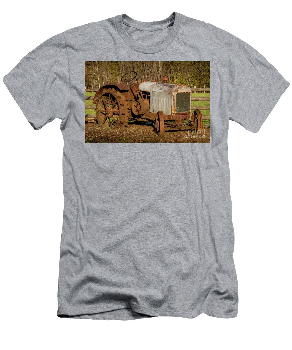 Antique Tractor Before Rubber Tires Christina Wedow T-Shirt