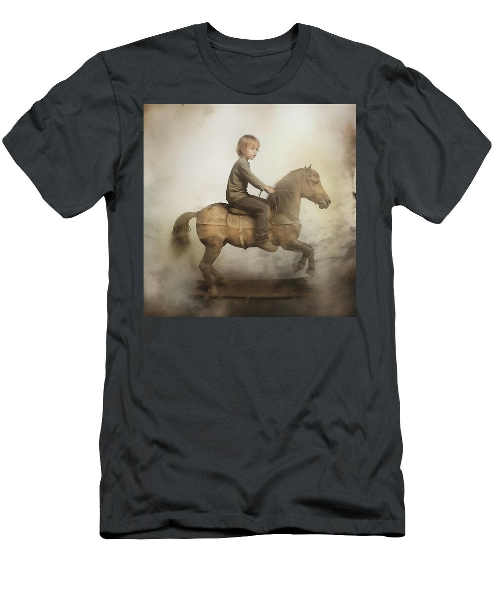 Antique Wooden Horse Studio Prop Yo Pedro T-Shirt